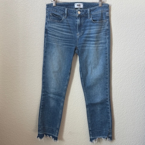 PAIGE Denim - Paige Skyline Skinny Crop Denim Jean Blue Size 29